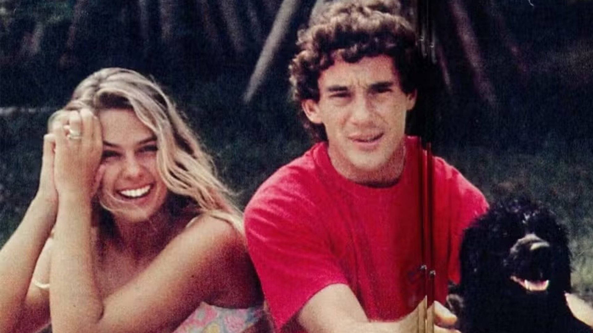 Adriane Galisteu e Ayrton Senna por Reprodução
