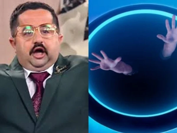 Humorista Bolachinha despencou do alçapão em programa da Record por Reprodução/Redes Sociais 