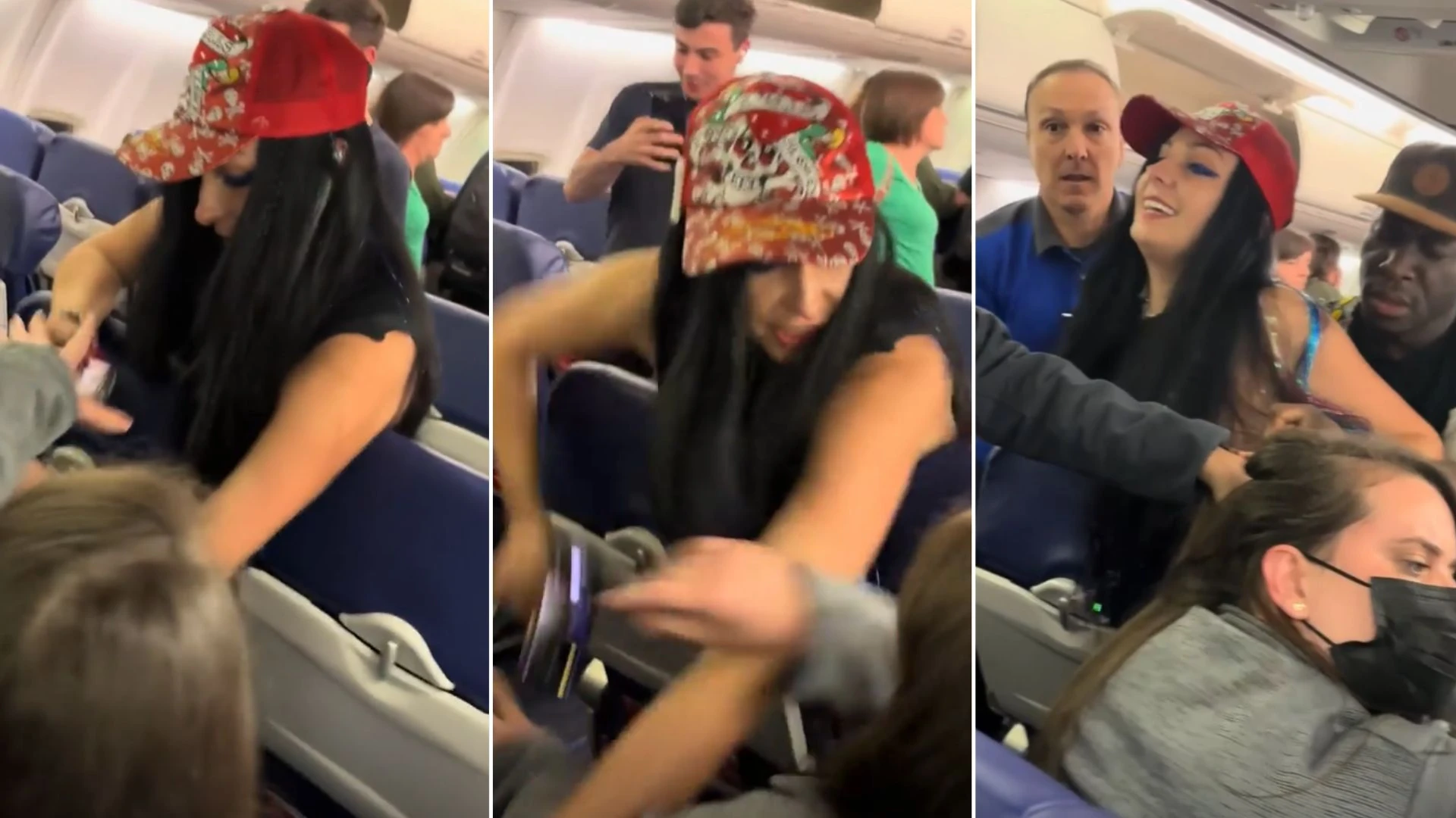 Imagem - Vídeo: brasileira é agredida por norte-americana em voo internacional