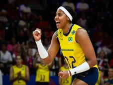 Imagem - Seleção feminina brilha contra a Bélgica e larga com vitória na Liga das Nações de Vôlei