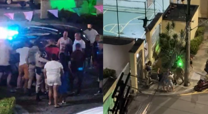 Imagem - Briga em condomínio no Imbuí: síndico foi agredido com chutes e cadeiradas ao reclamar de festa