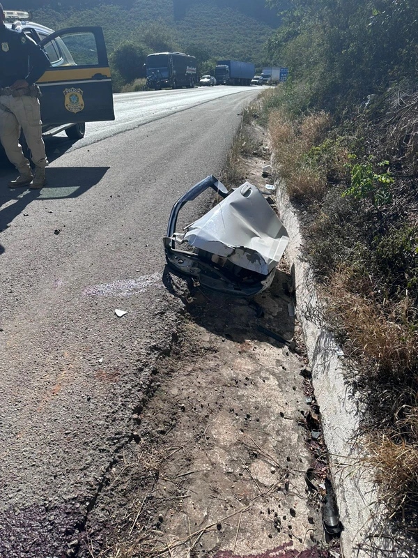 Acidente em Seabra por Polícia Rodoviária Federal
