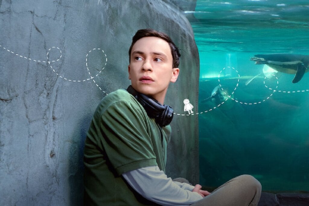 &#8220;Atypical&#8221; acompanha a vida de um menino com TEA que decide arrumar uma namorada e se tornar mais independente (Imagem: Reprodução digital | Netflix)