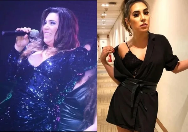 ANTES x DEPOIS: Naiara Azevedo por Reprodução