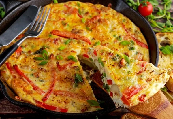 Omelete de forno por Divulgação