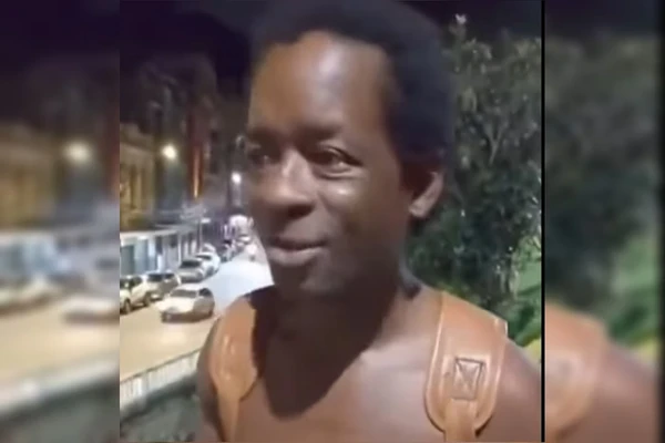 Rubens Sabino da Silva hoje vive nas ruas por Reprodução