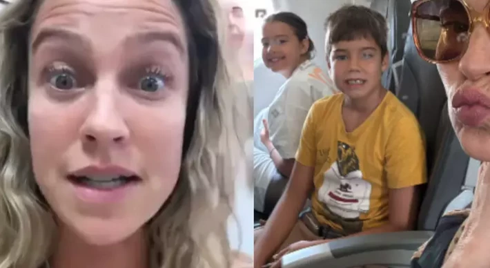 Imagem - Luana Piovani enfrenta passageiro em voo após críticas aos filhos: 'Já levantei!'