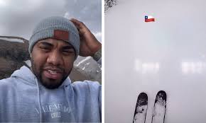 Davi Brito foi ao Chile na primavera e, agora, vai voltar para conhecer a neve por Reprodução