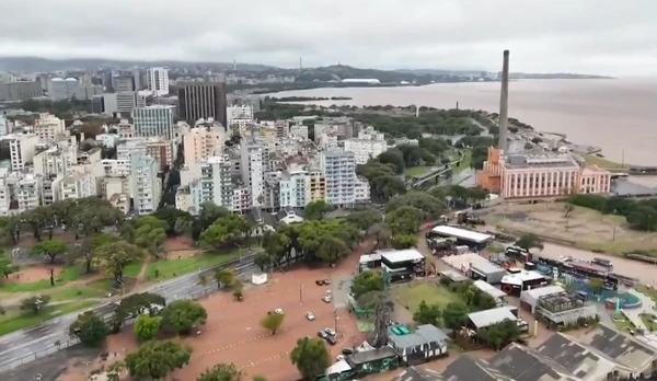 Enchentes voltam a assustar o Rio Grande do Sul por Reprodução/RBS TV