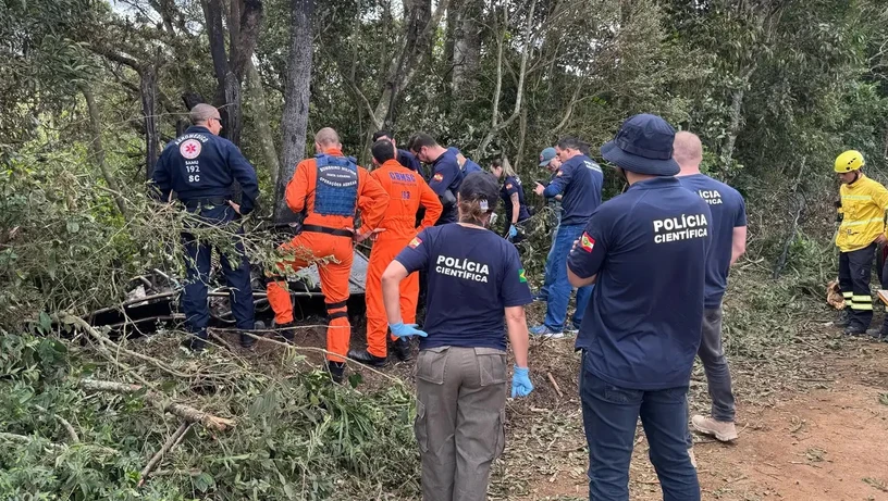 Imagem - Três pessoas que ficaram em balão morreram abraçadas, diz delegado