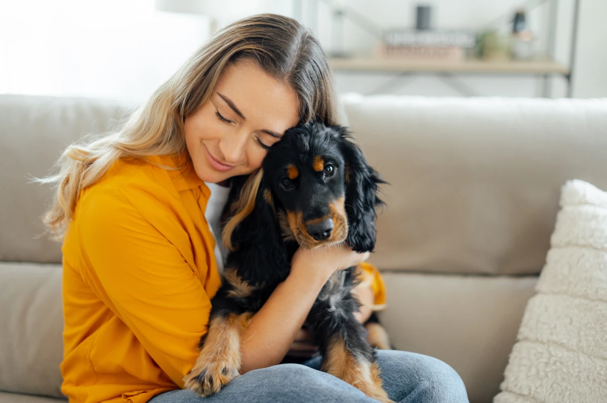 Abraço em cachorro por Shutterstock