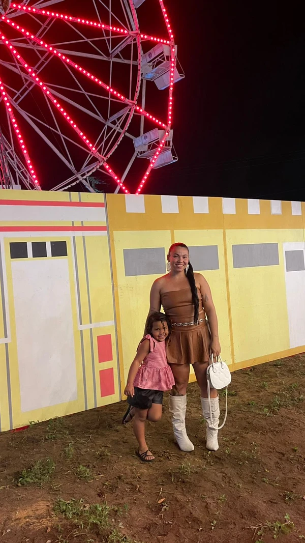 Família visitava a cidade pela primeira vez por Acervo pessoal