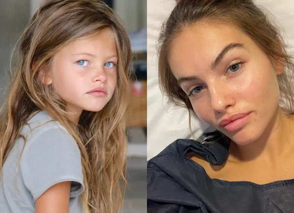 Thylane Blondeau antes e depois por Reproducão
