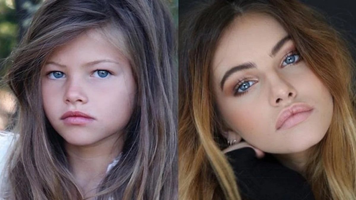 Thylane Blondeau antes e depois por Reprodução