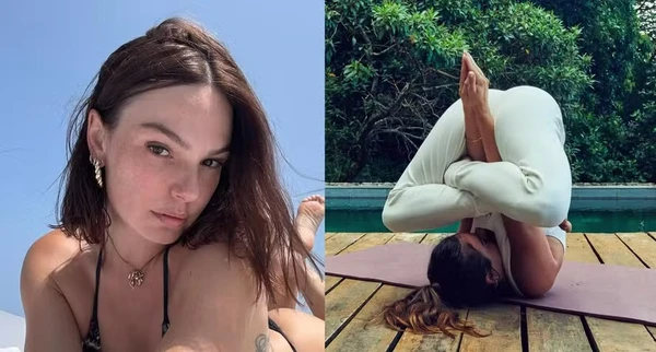 Isis Valverde impressiona com flexibilidade em homenagem ao Dia do Yoga por Reprodução/Redes Sociais 