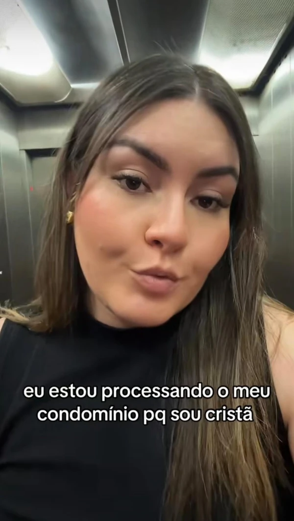 Mulher processa condomínio por vaga no subsolo mas tudo não passou de um meme por Reprodução/TikTok