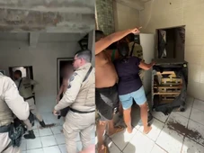 Imagem - Vídeo: ação da PM acaba em confusão após homem ser preso por ameaçar vizinho
