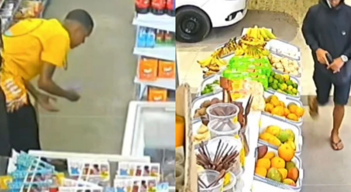 Imagem - Vídeo mostra momento em que jovem é morto dentro de loja de conveniência em Eunápolis
