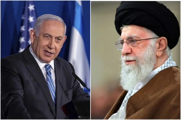 Benjamin Netanyahu e Khamenei 