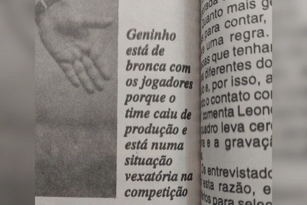 União São João 1 x 5 Vitória pela Série A de 1995 por Arquivo CORREIO 