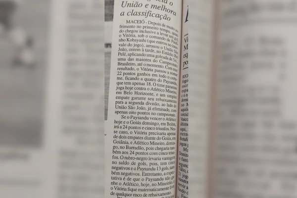União São João 1 x 5 Vitória pela Série A de 1995 por Arquivo CORREIO 