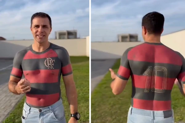  José Maurício dos Anjos tatuou camisa entre 2017 e 2018