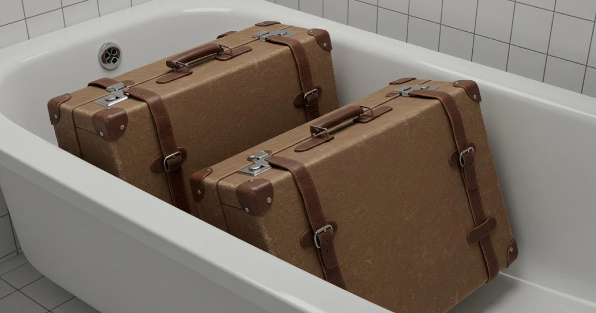Imagem - Colocar malas no chão ou cama do hotel é perigoso; bagagem deve ser guardada no banheiro