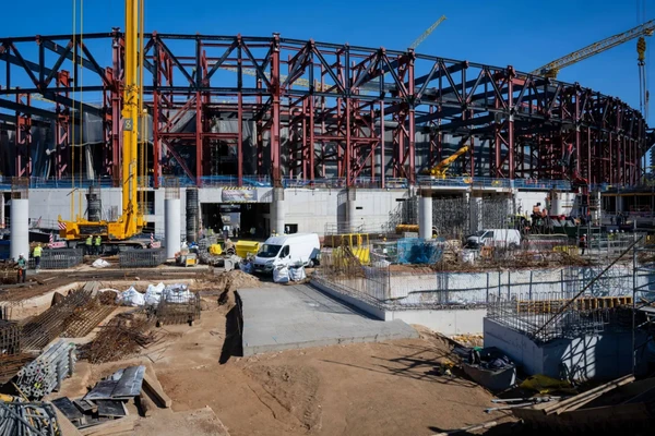 Camp Nou em reforma por Divulgação/Barcelona