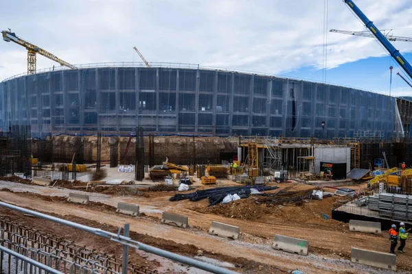 Camp Nou em reforma por Divulgação/Barcelona