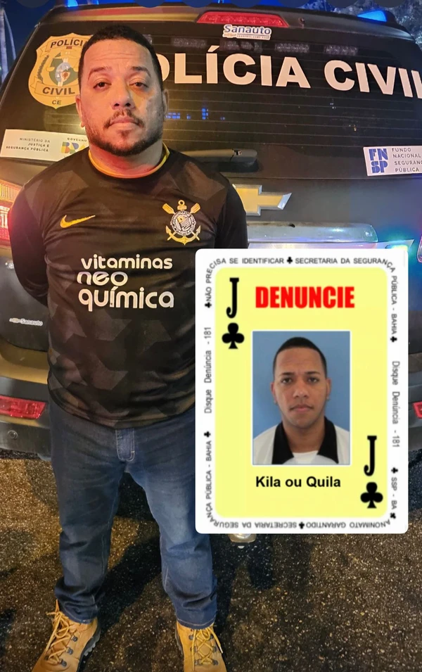 Kila é preso no Ceará  por Reprodução