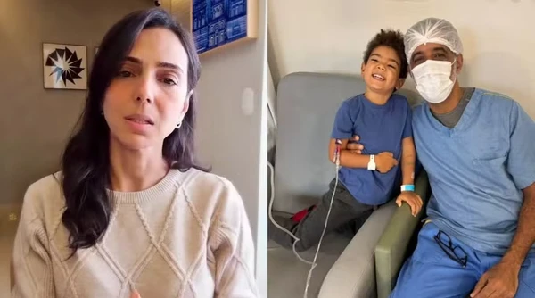 Mara Pinheiro, jornalista da Globo revela diagnóstico de leucemia do filho de 4 anos por Reprodução/Redes Sociais 