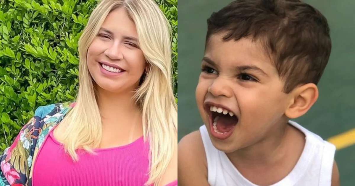 Marília Mendonça eo filho, Léo por Reprodução