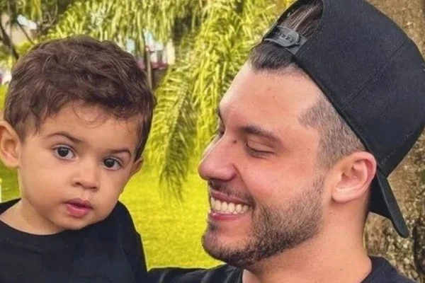 Murilo Huff e filho Léo Mendonça