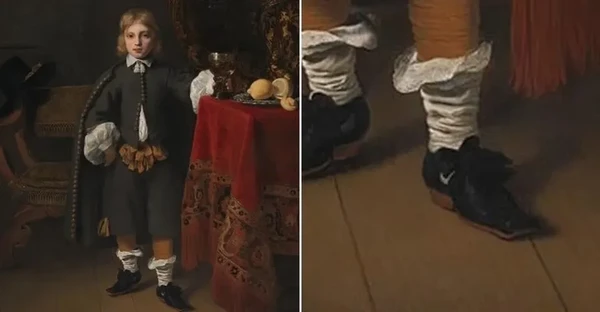 Sapato tem marca da Nike, mas marca nem existia por Reprodução