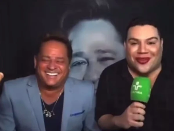 Boca de Erick Ricarte fez cantor Leonardo gargalhar por Reprodução