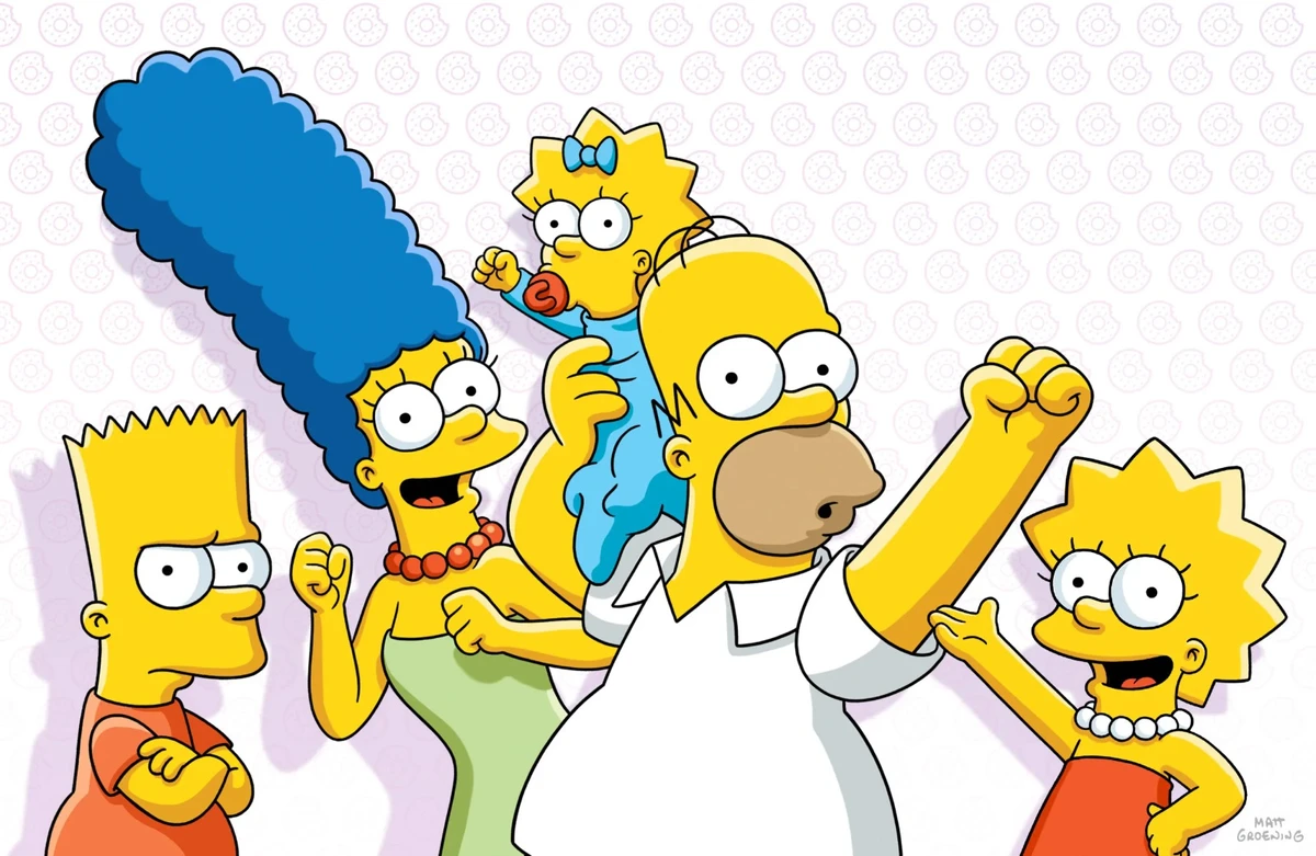Os Simpsons por Divulgação