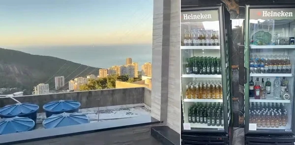 Rooftop do tráfico por Reprodução/TV Globo