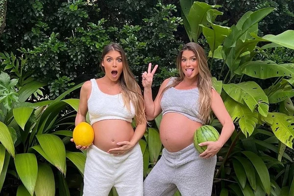 Bia Feres e Branca Feres grávidas por Reprodução