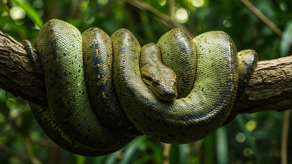 Cobra mais pesada do mundo também é ágil e adaptável