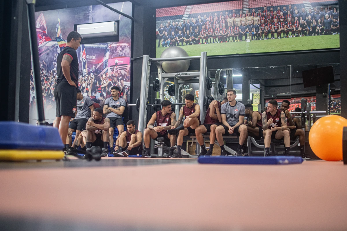 Elenco do Vitória se reapresenta para intertemporada por Victor Ferreira/EC Vitória