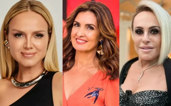 Eliana, Fátima Bernardes e Ana Maria Braga