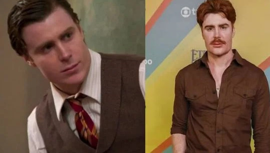  Gabriel Canella (Vermelho) - Antes e depois do elenco de 'Êta Mundo Bom!' em 'Êta Mundo Melhor!' por Divulgação/TV Globo 