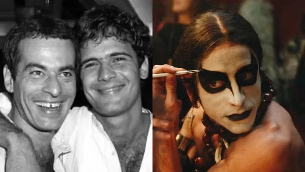 Cazuza e Ney Matogrosso por Reprodução/Cristina Granato/Paris Filmes