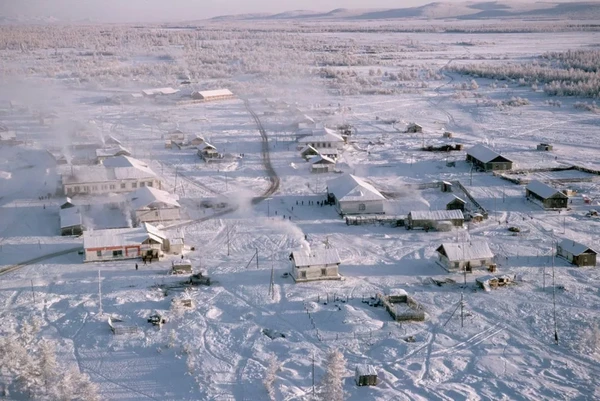 Oymyakon, na Sibéria por Reprodução