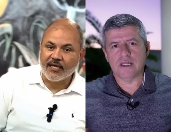 Prefeitos Alan França, de Boquita, e Humberto Rodrigues, de Ibipitanga