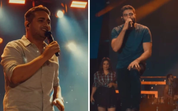 Henrique e Juliano no show de Itabuna