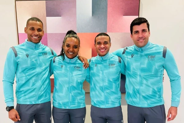 Bruno Vasconcelos, Daniella Coutinho, Luanderson Lima e Diego Pombo foram os baianos presentes no treinamento da CBF