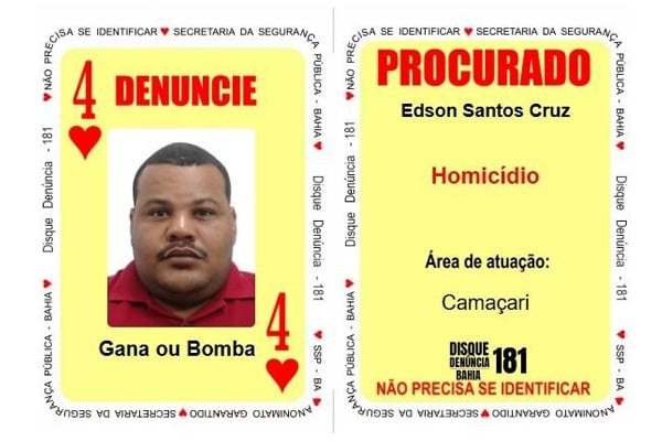 Traficante Gana, líder do CV em Arembepe