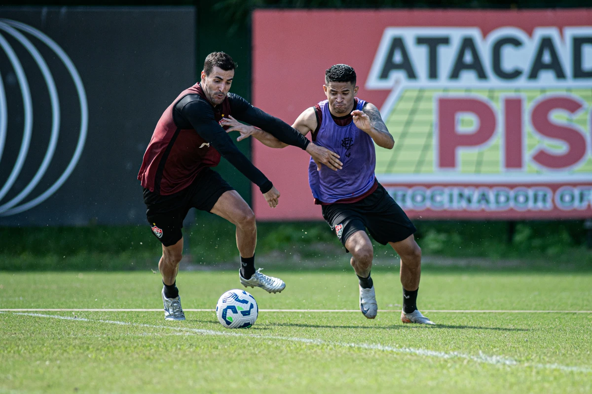 Vitória completou o terceiro dia de treinos após a reapresentação por Victor Ferreira/EC Vitória