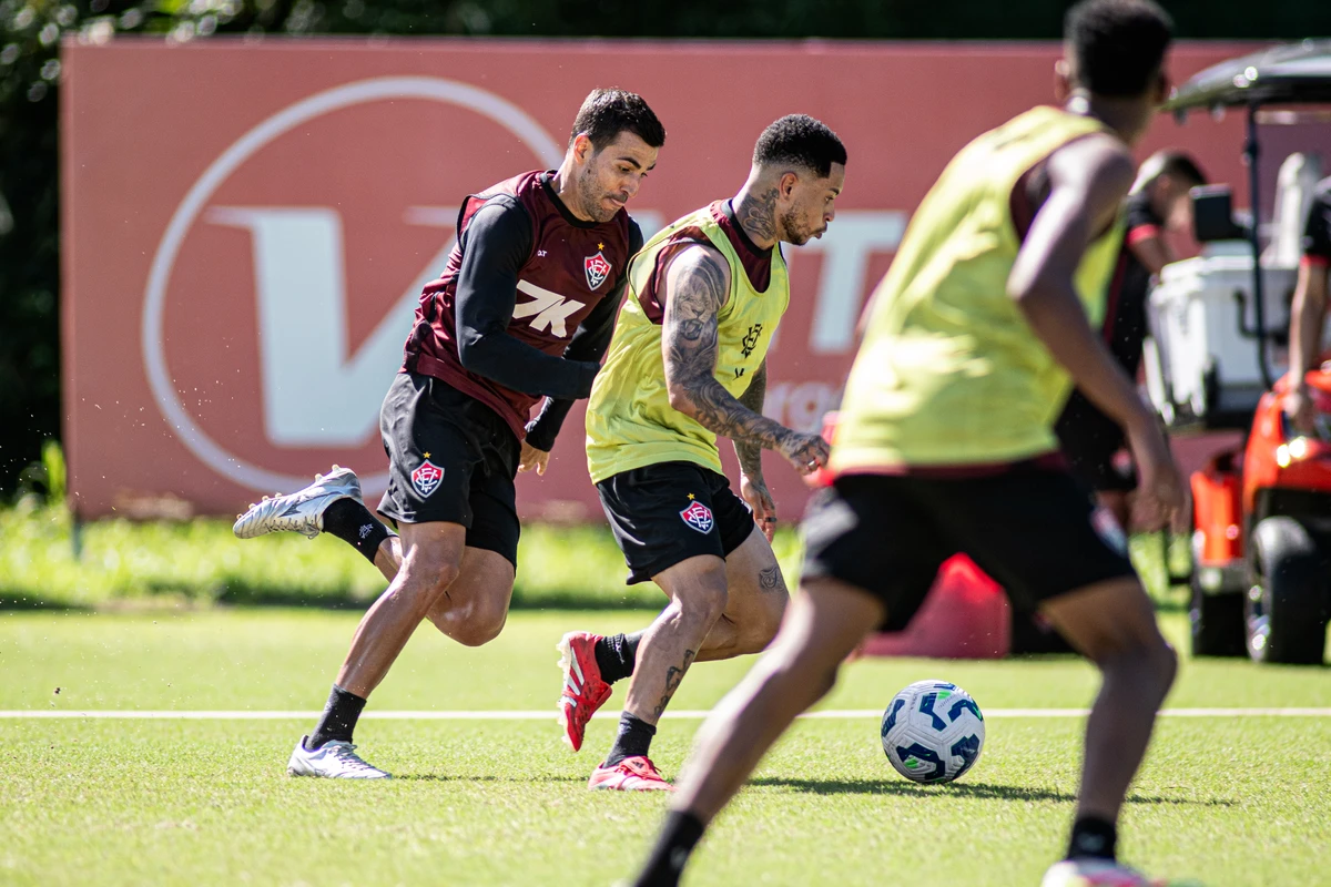 Vitória completou o terceiro dia de treinos após a reapresentação por Victor Ferreira/EC Vitória